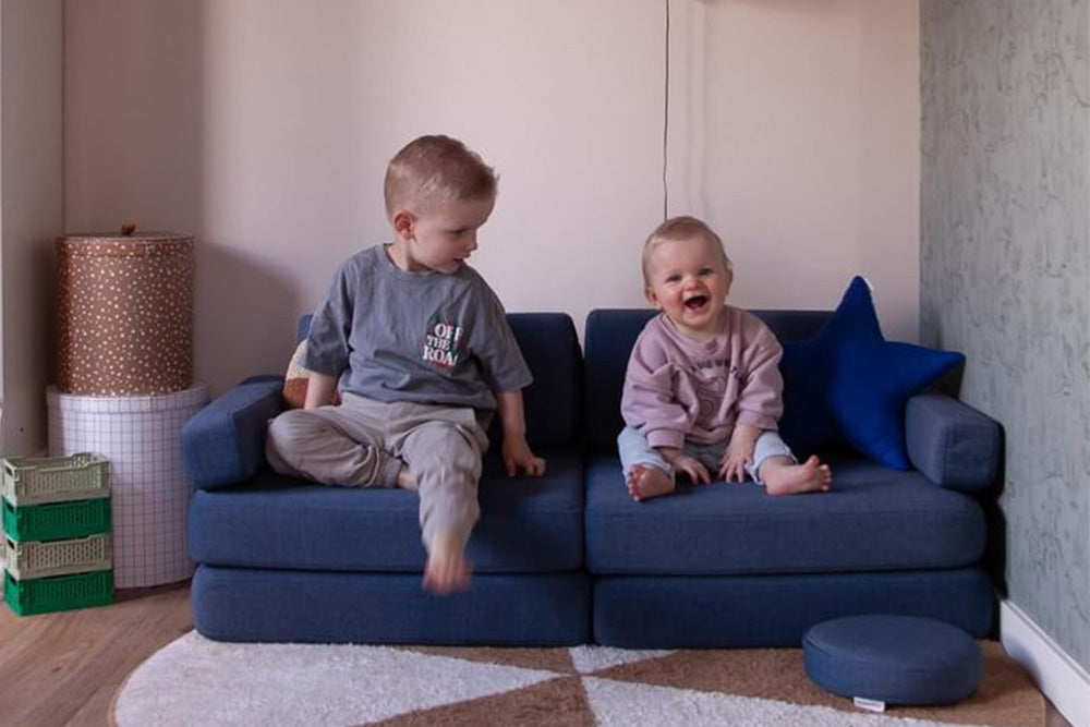Shappy Original Play Sofa Mini Navy Blue