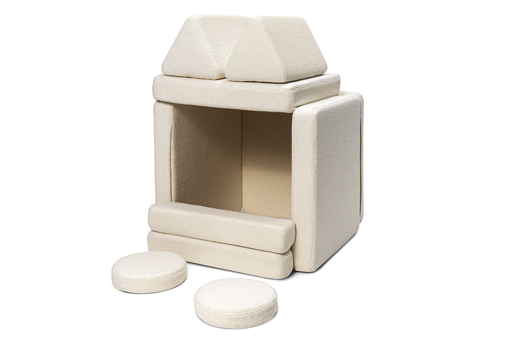 Shappy Play Sofa Original Teddy Soft Cream