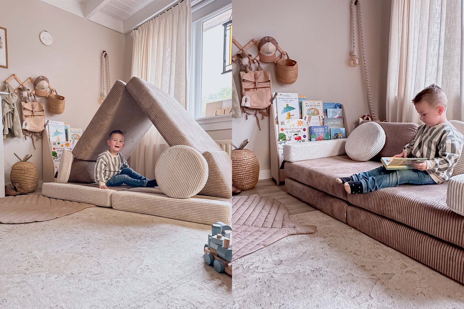 Shappy Play Sofa Pure Corduroy Cookie